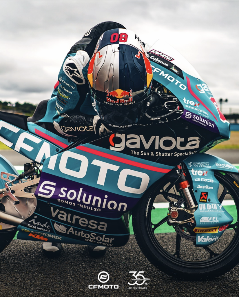 David Alonso y CFMOTO han ganado su primer Campeonato del Mundo de Moto3™ gracias....